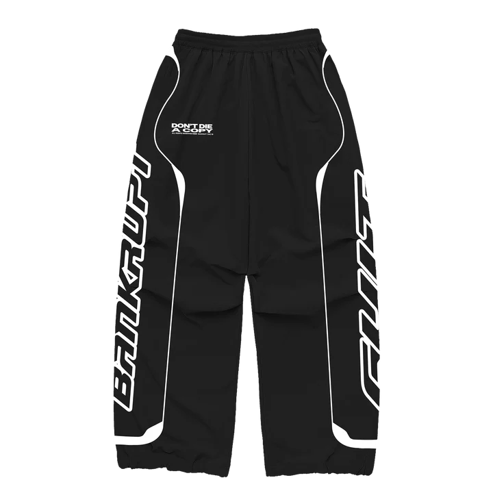 Bankrupt Cult Windbreaker Set In Black