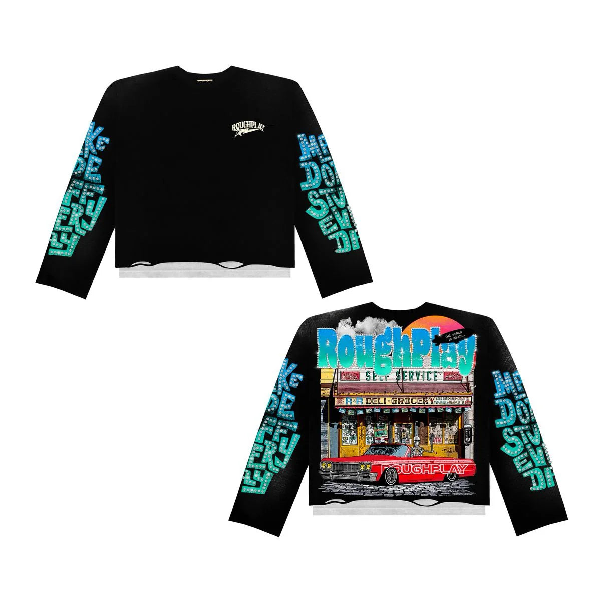 RoughPlay Bodega Long Sleeve T-Shirt Black