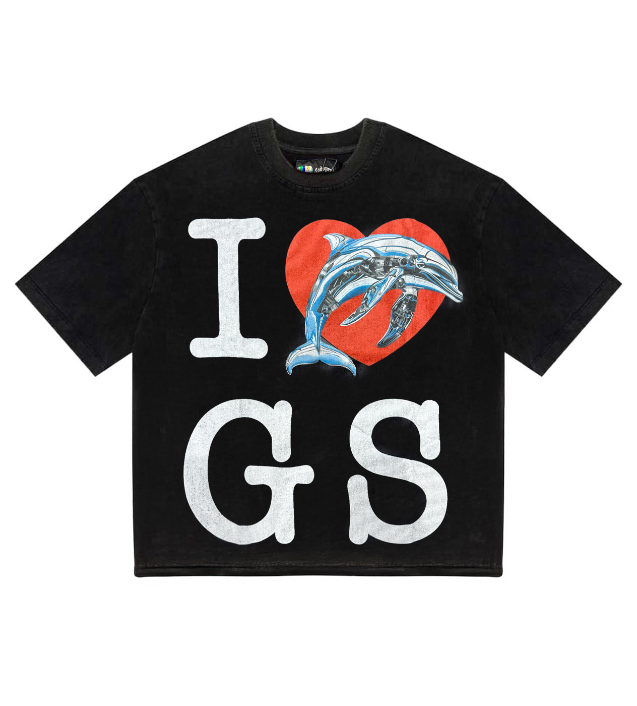 Godspeed Miami Dolphin T-Shirt Black Miami Exclusive