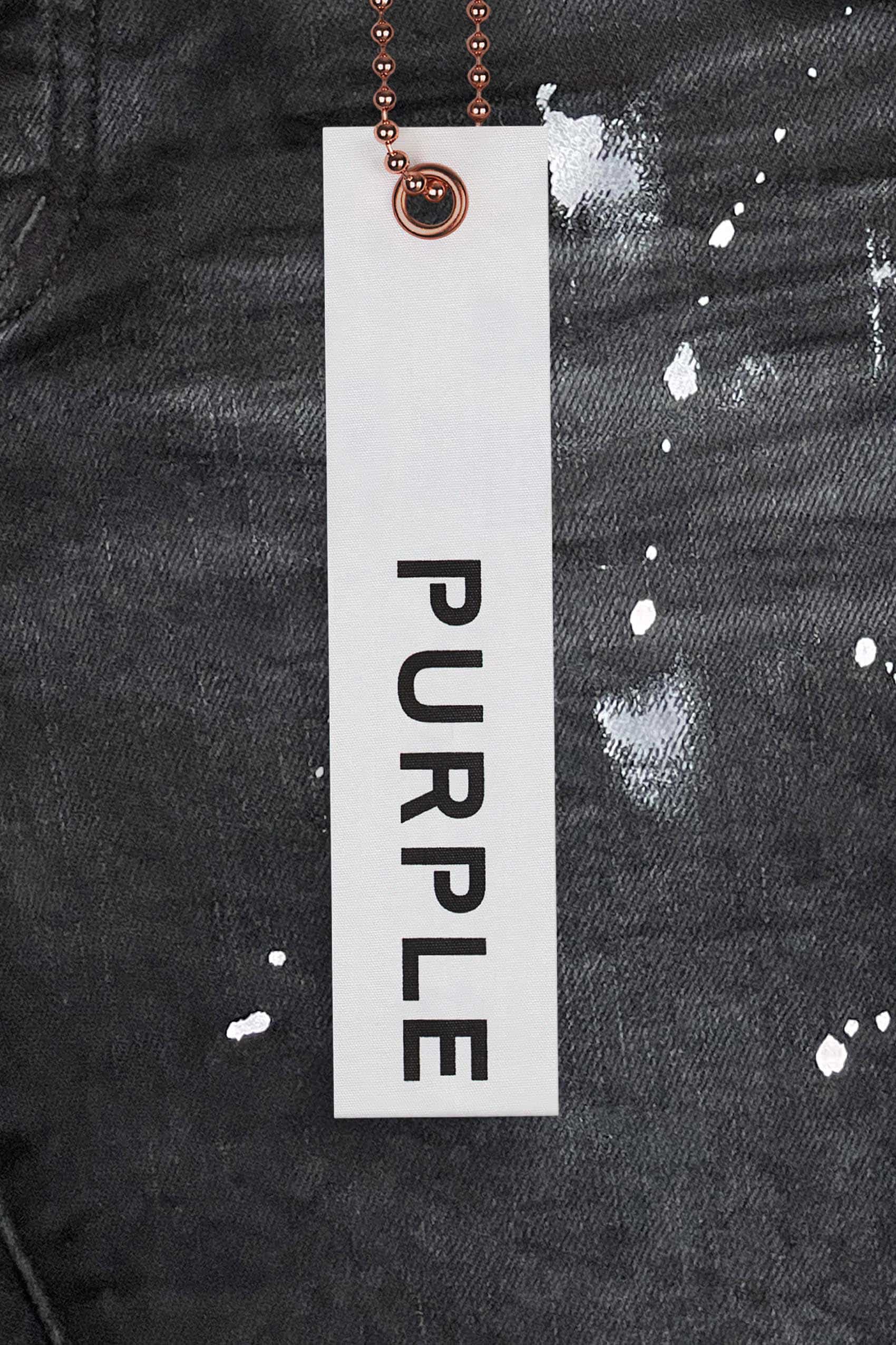 Purple Brand P001 Black Resin Knee Slit (P001-BRKS122)