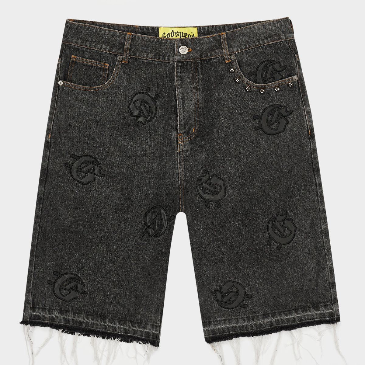 Godspeed Infinity Shorts In Black Wash