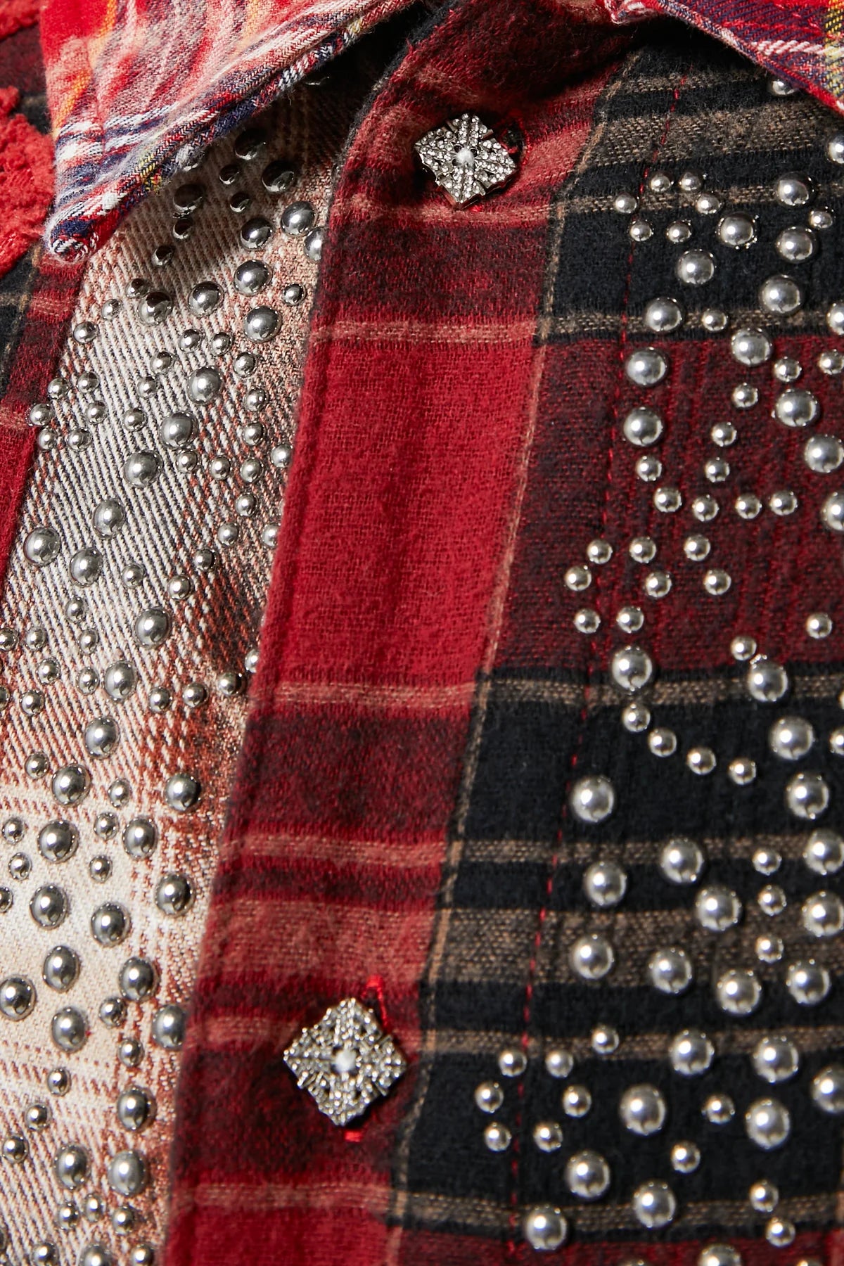 Guapi Blood Red Patch Flannel Shirt