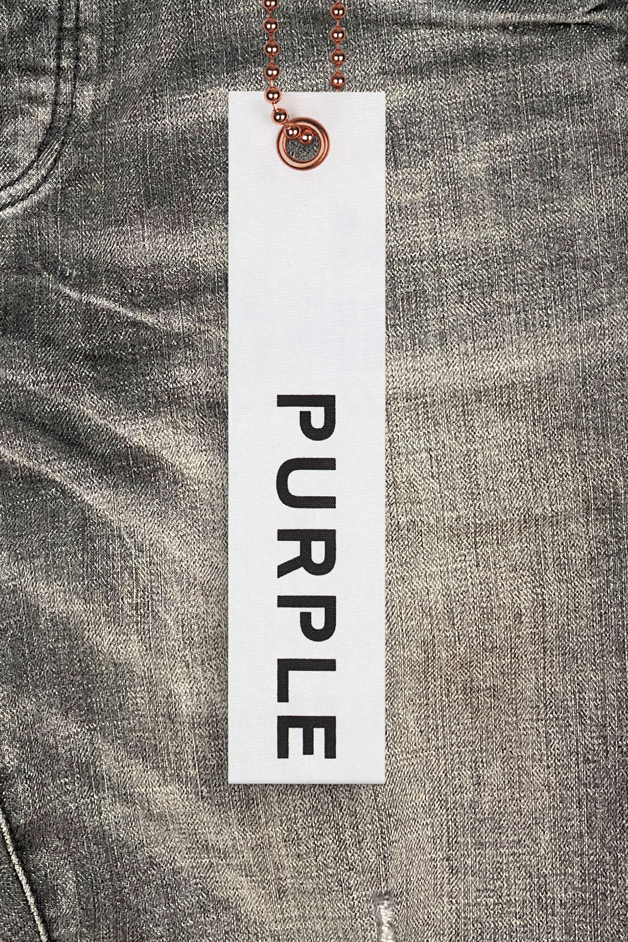 Purple Brand P002 Grey Dirty Blowout Jeans (P002-GEB)