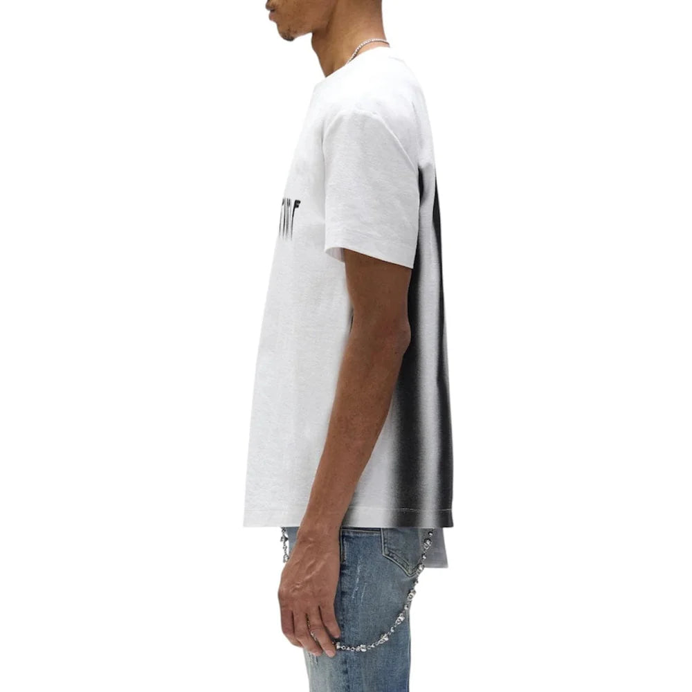 Purple Brand Blurred T-Shirt In White P104-TBWB325