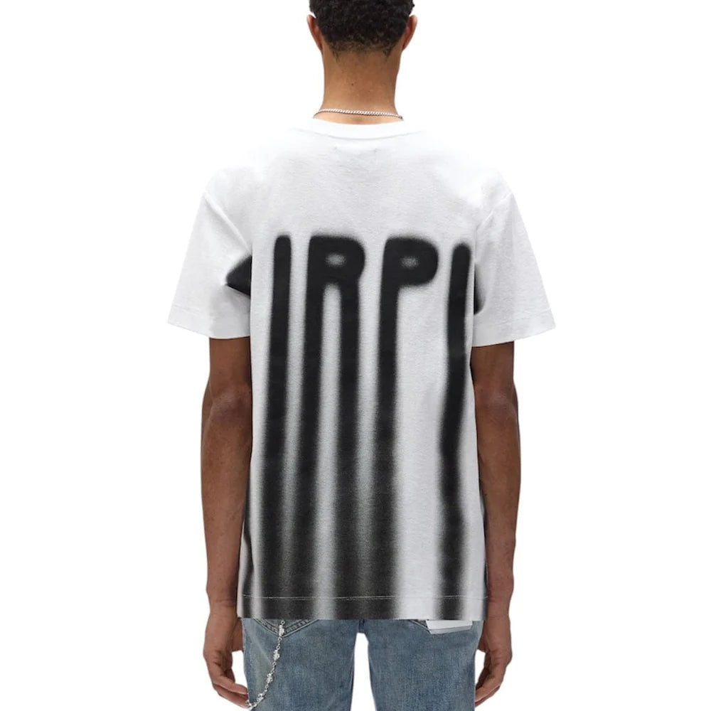 Purple Brand Blurred T-Shirt In White P104-TBWB325