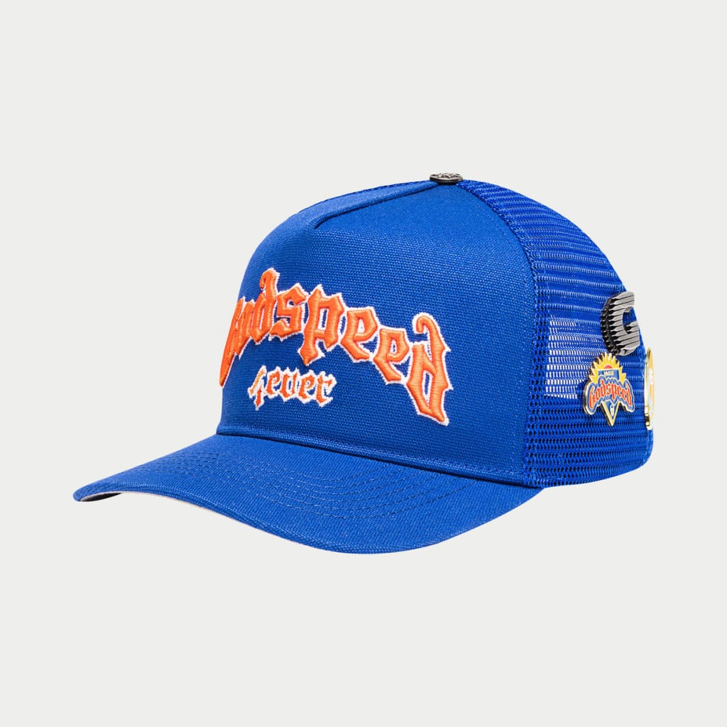 Godspeed Forever Trucker Hat Blue/Orange