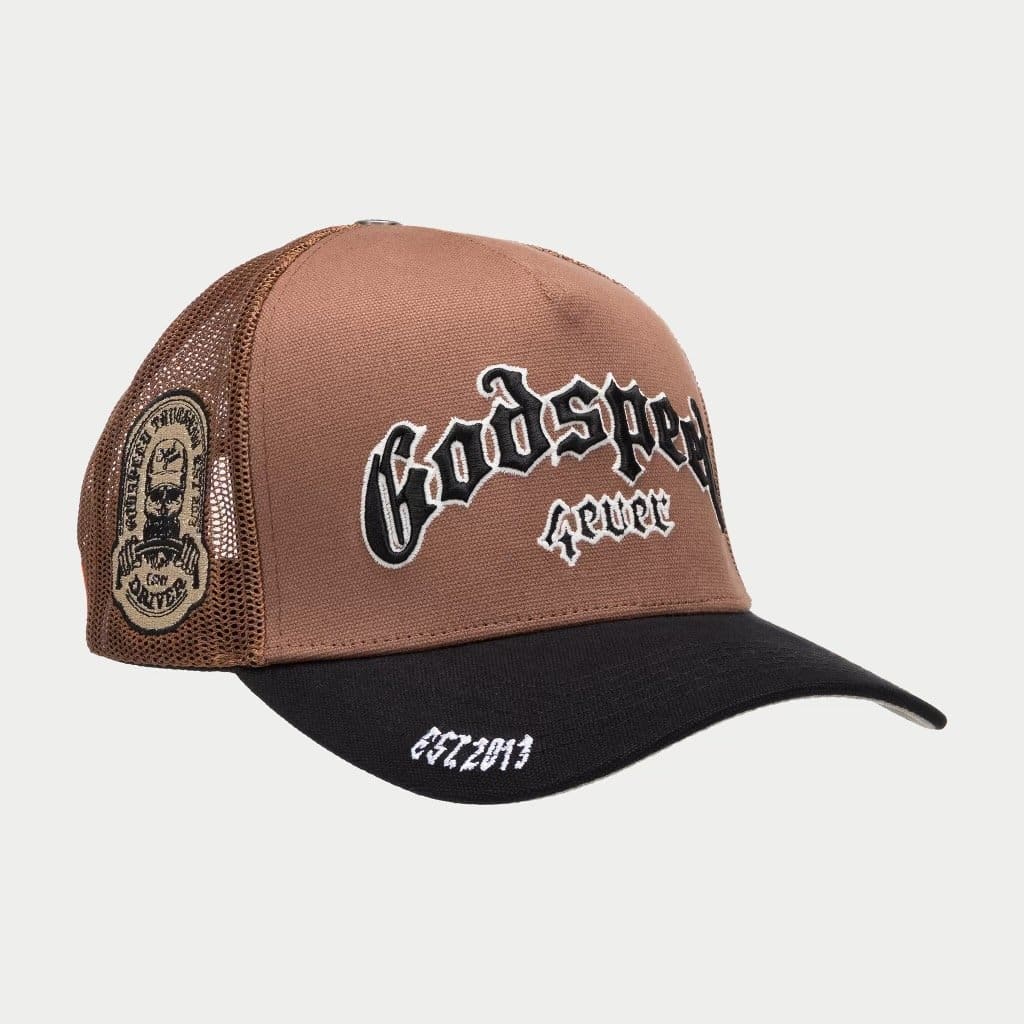 Godspeed FOREVER TRUCKER HAT Brown