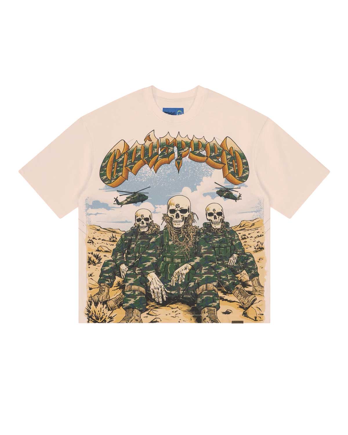 Godspeed Squadron NG T-Shirt In Bone