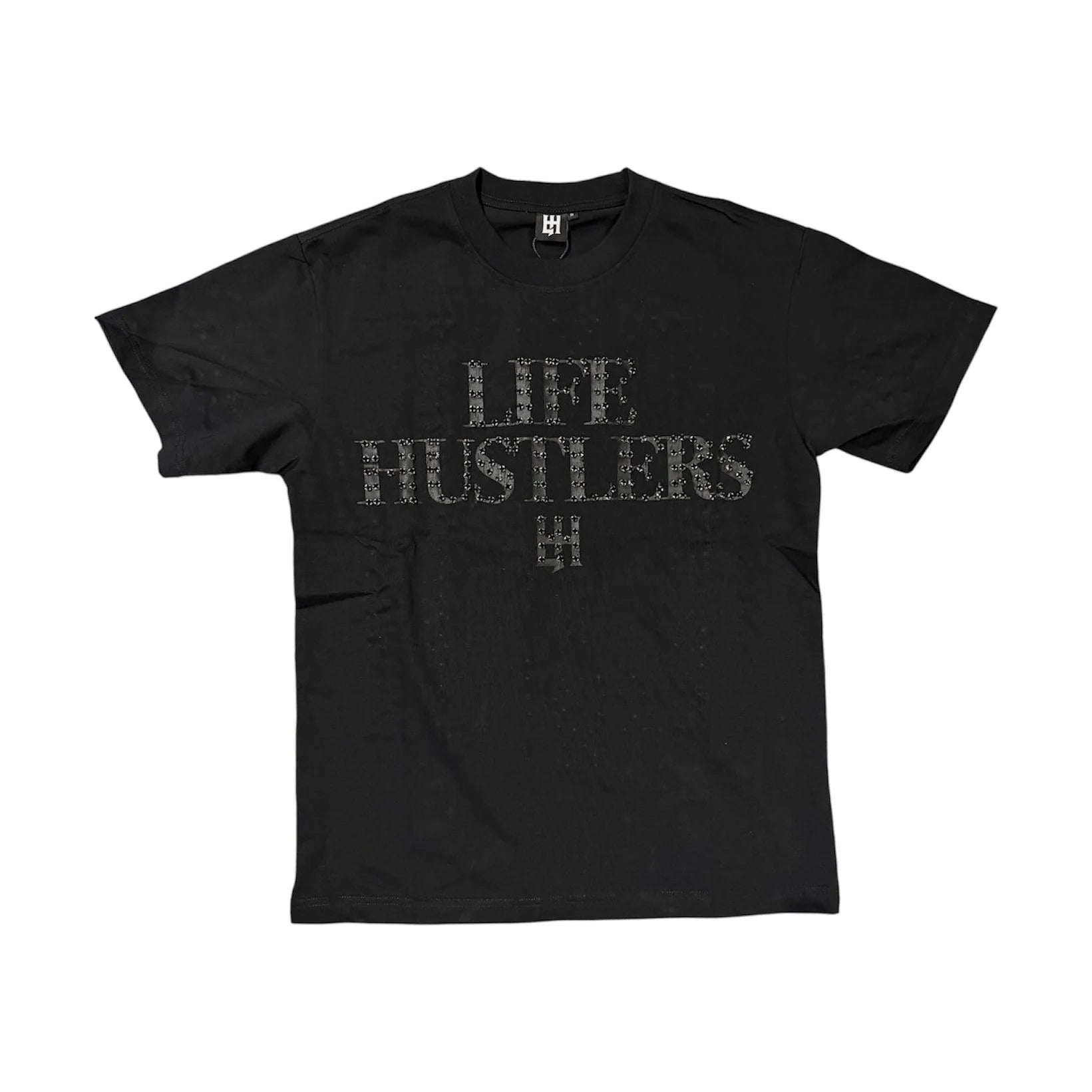 Life Hustlers Brand “Basic Tee ” Black on Black