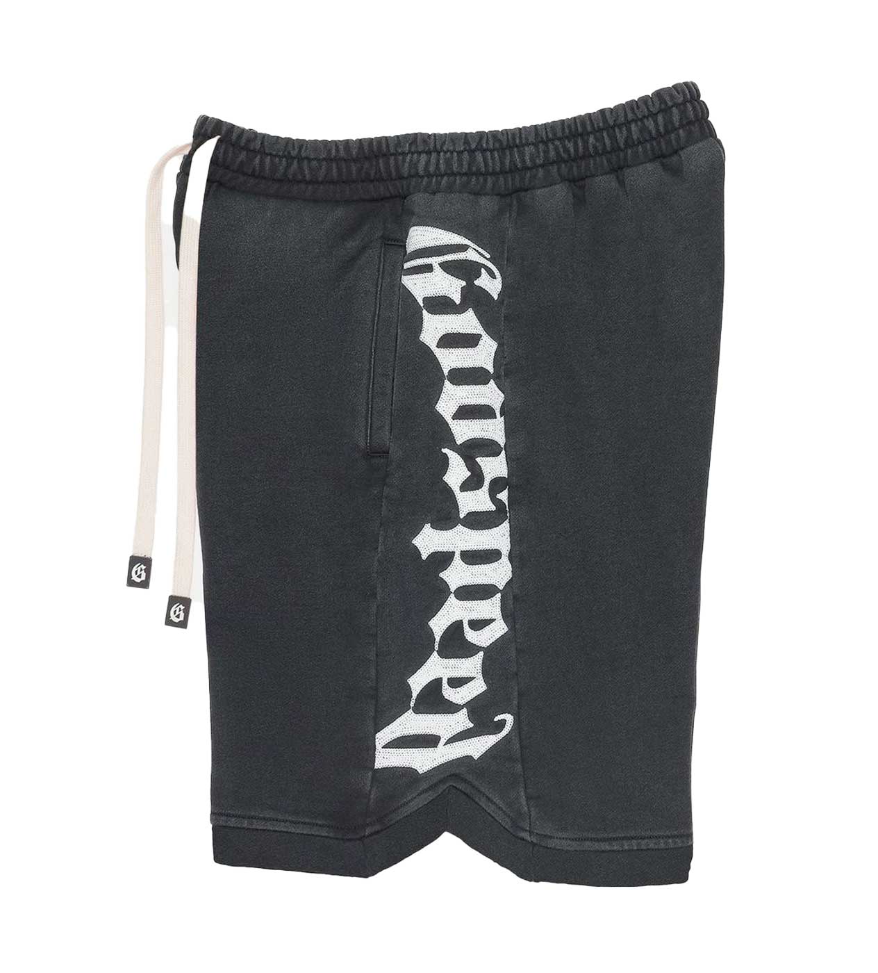 Godspeed Courtside Shorts In Black Wash