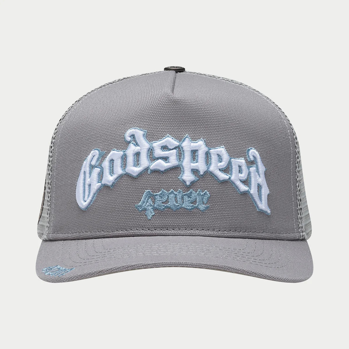 Godspeed Forever Trucker Hat Cool Grey