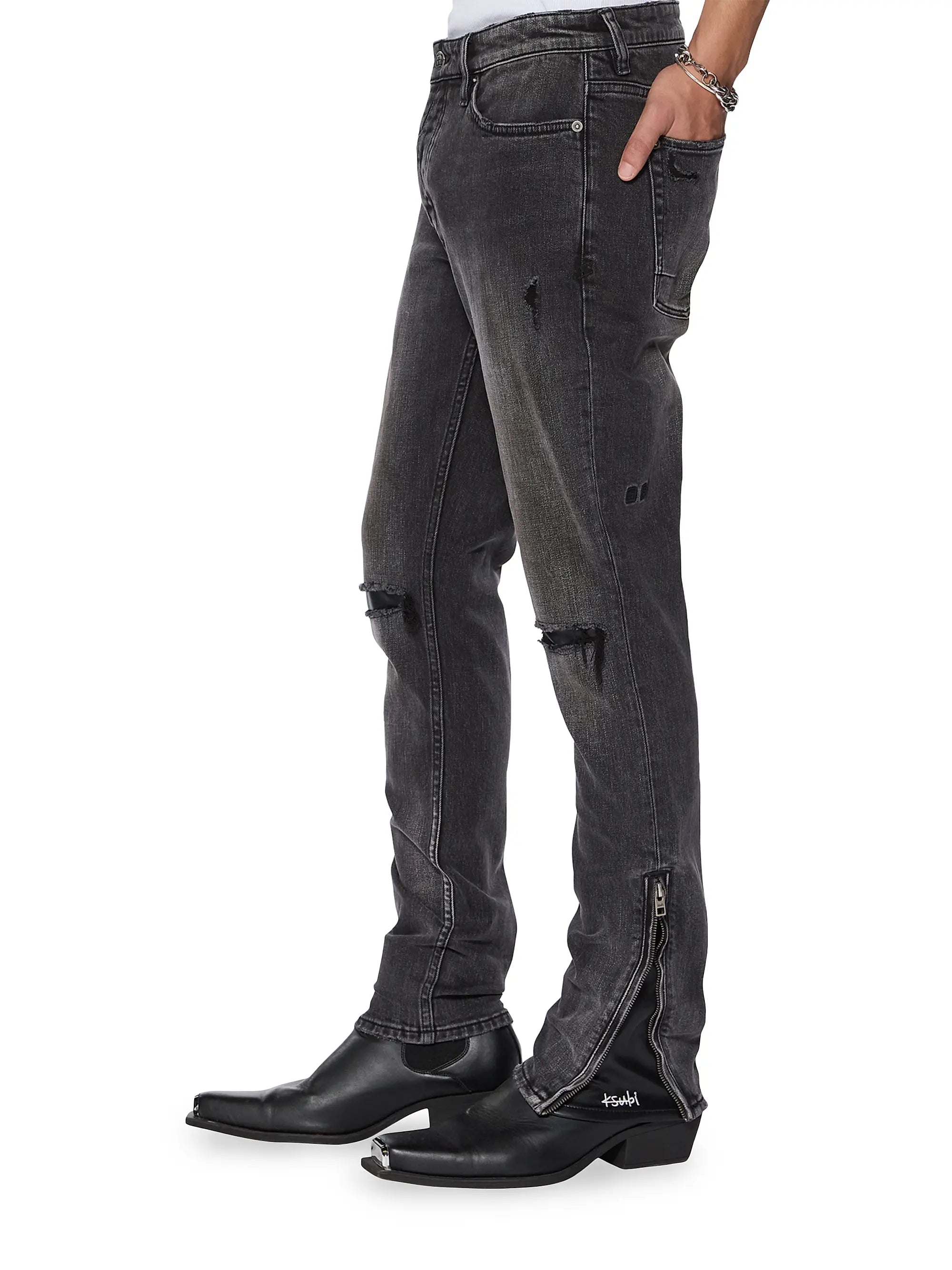Ksubi Van Winkle Torqued Chamber Jeans (MSP25DJ019)