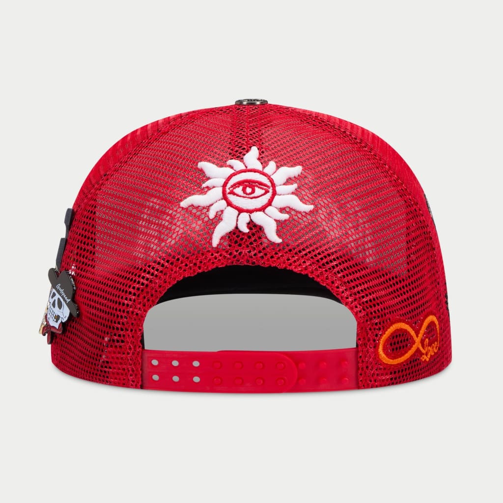 Godspeed Forever Trucker Hat Cherry