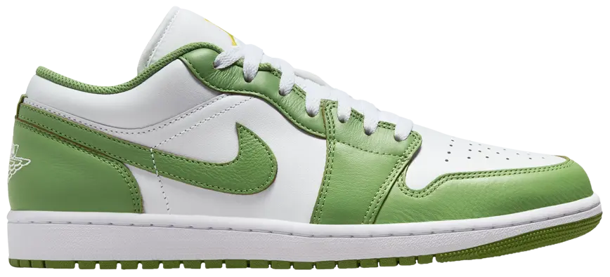 Jordan 1 : Low Chlorophyl Green White Men (No Box)