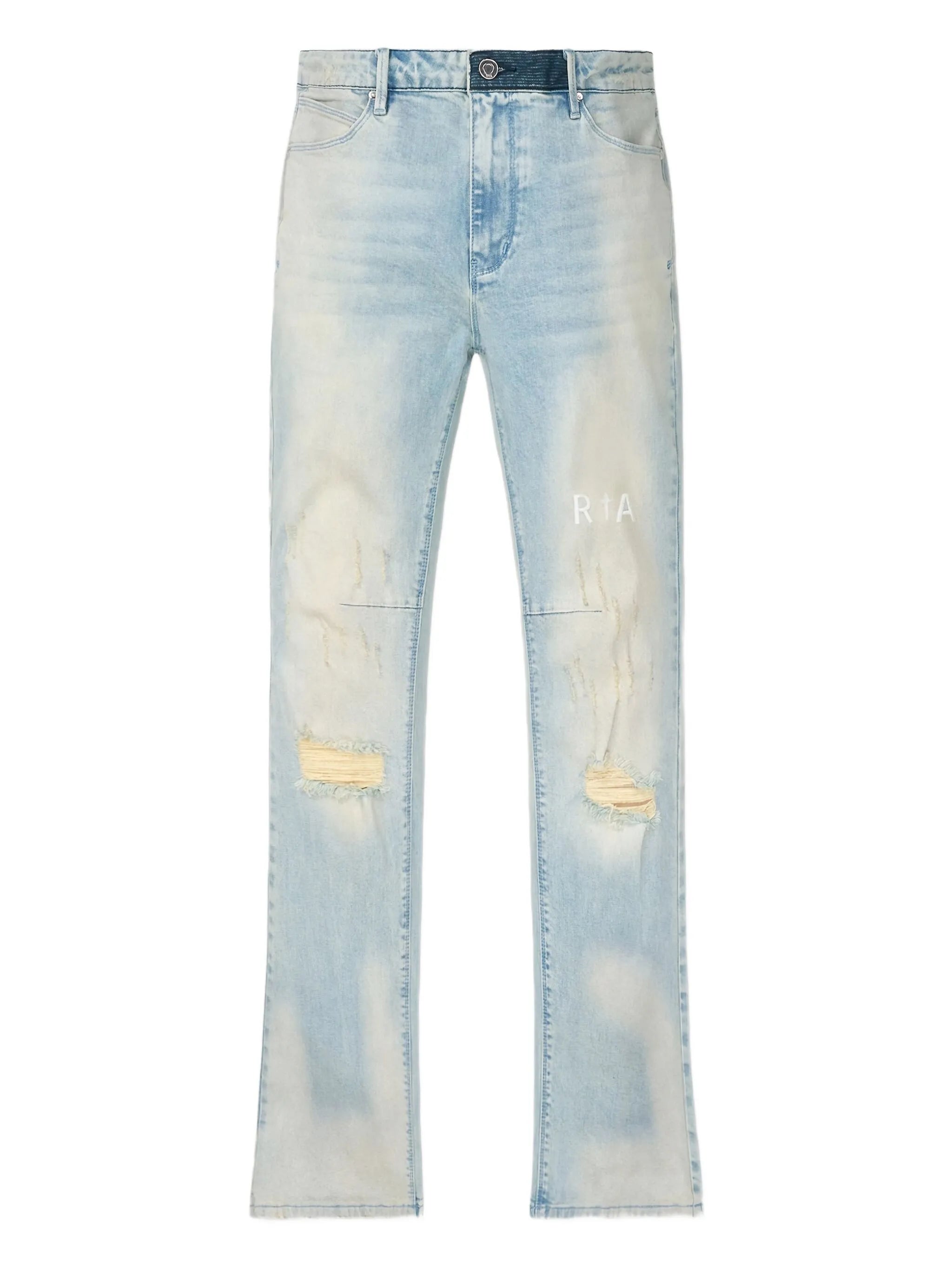 RtA Jean Denis Blue Clouds Flare Jeans (MUDWD900-B1104BLCLD)