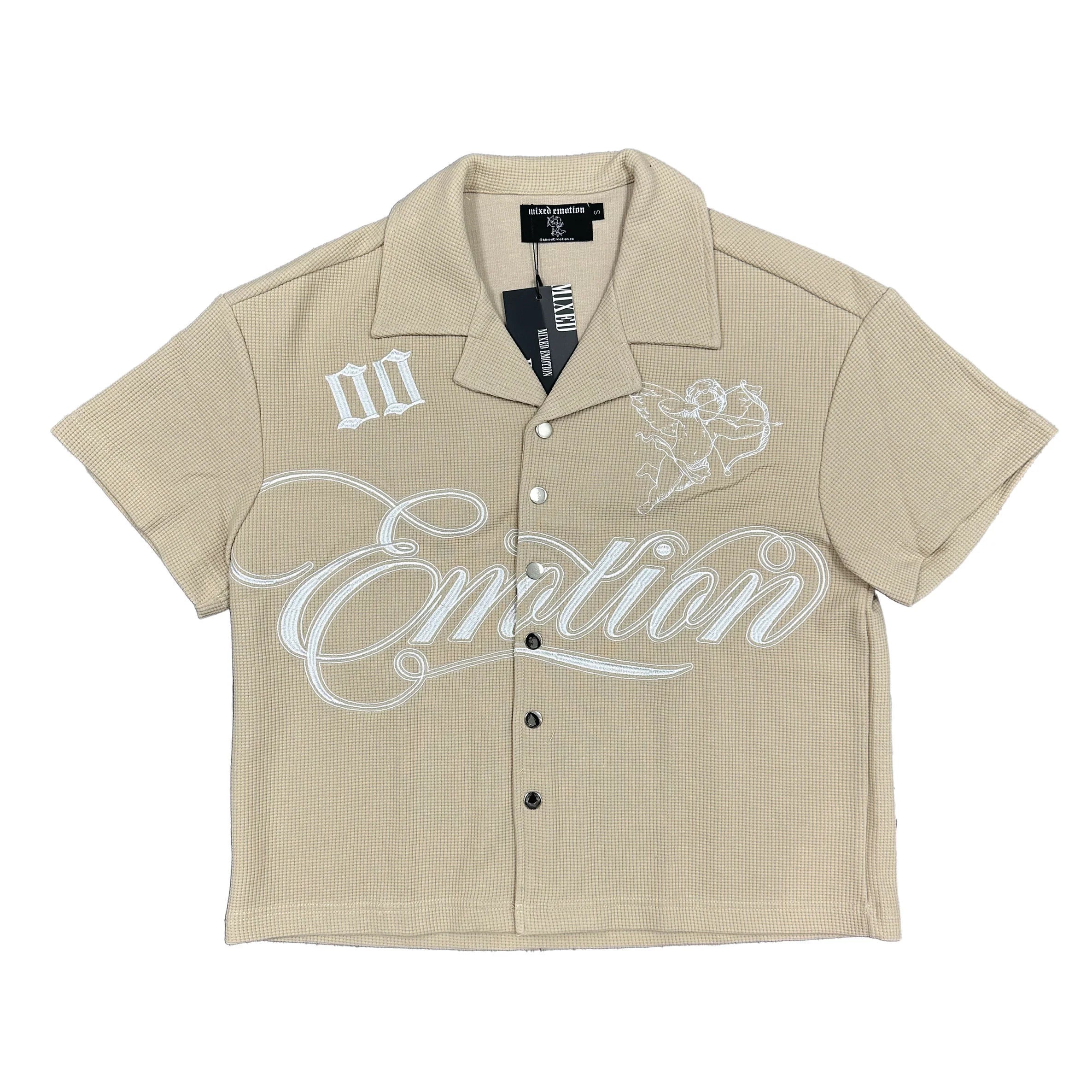 Mixed Emotion Cream Signature Shirt