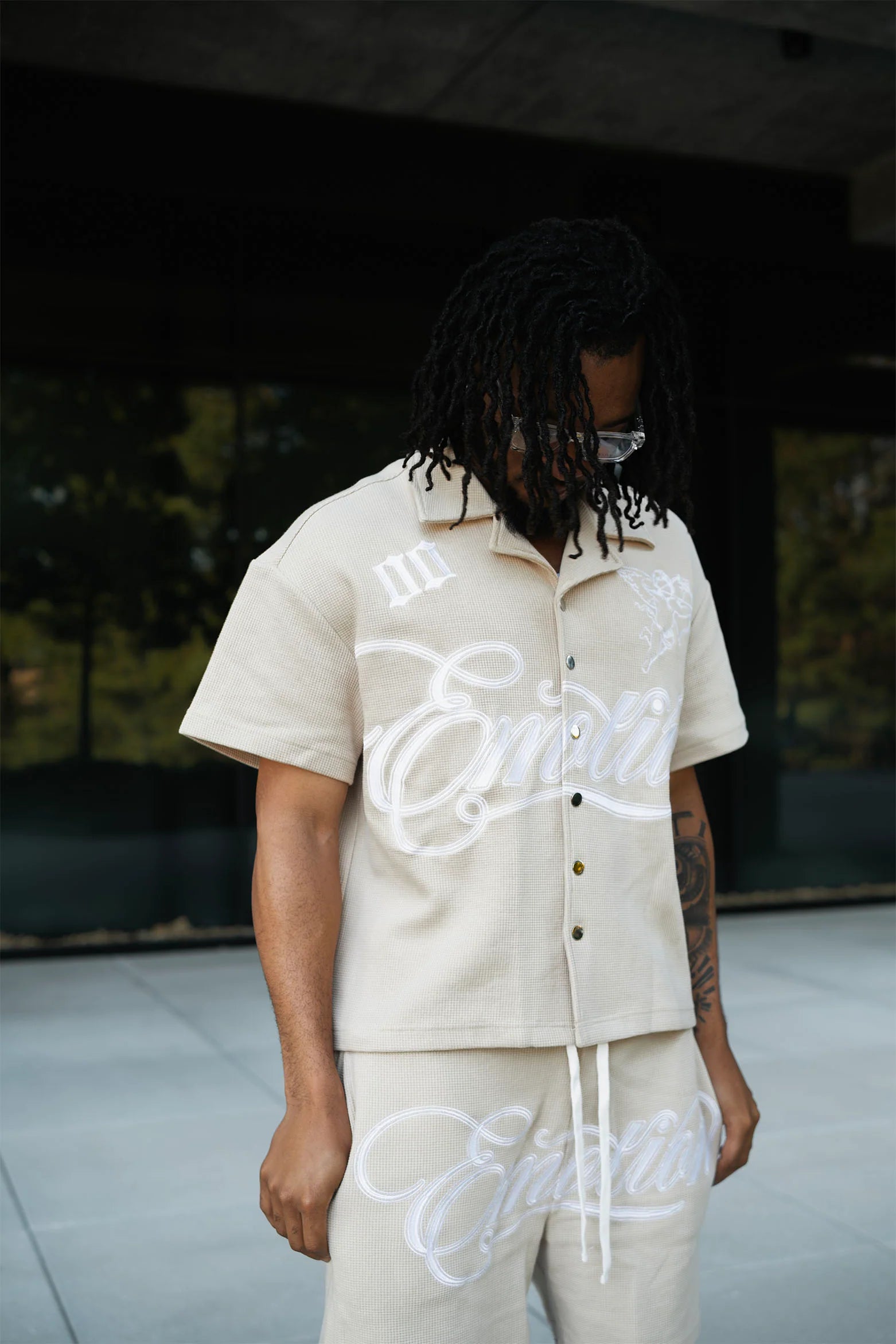 Mixed Emotion Cream Signature Shirt