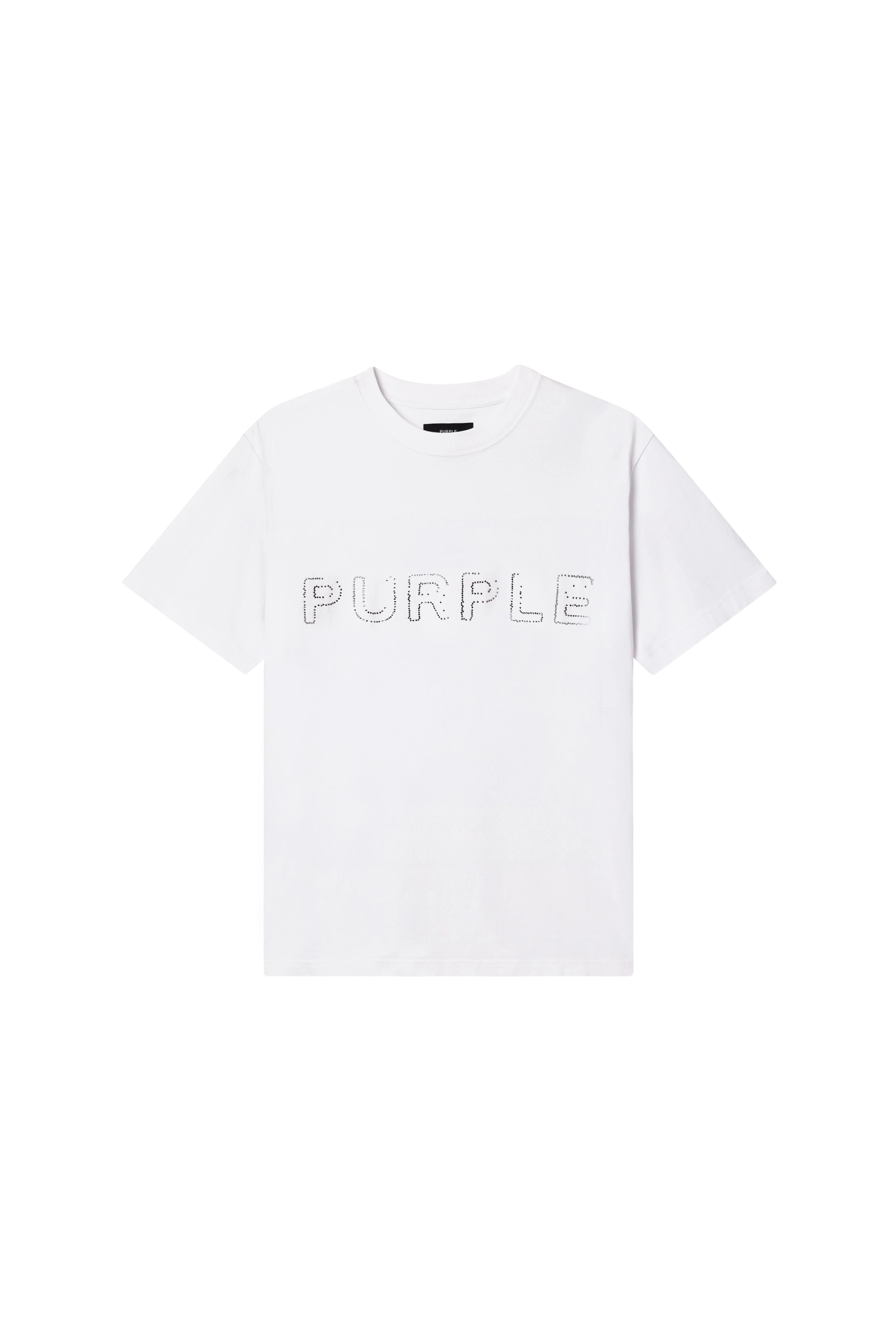 Purple Brand Crystal T-Shirt P104-TWCW425