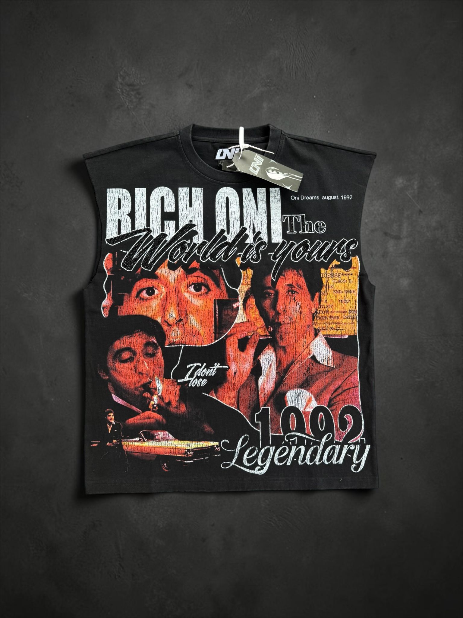 Rich Oni The World Is Your Scarface Sleeveless Shirt