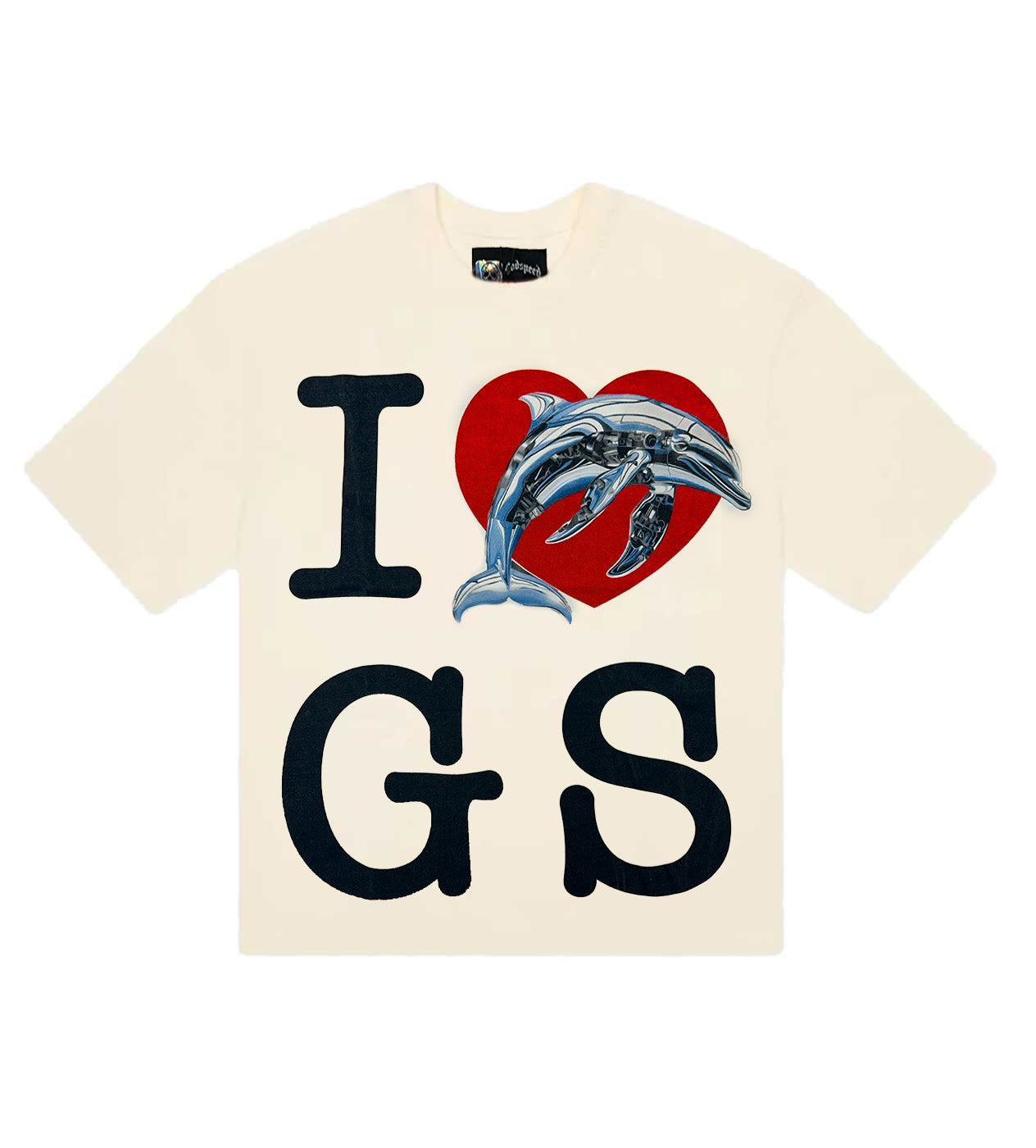 Godspeed Miami Dolphins T-Shirt Cream Miami Exclusive