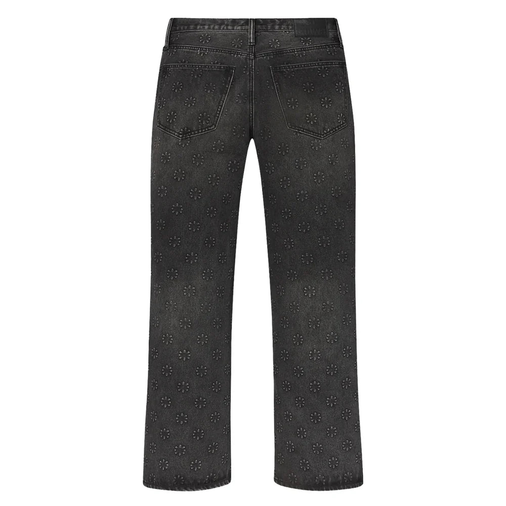 Lost Shdws Embossed Denim Jeans