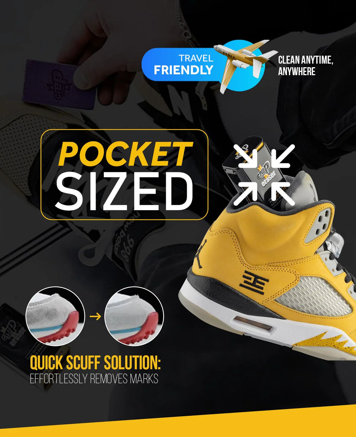 Crep Protect Eraser - Sneaker Cleaner for Suede and Nubuck Shoes