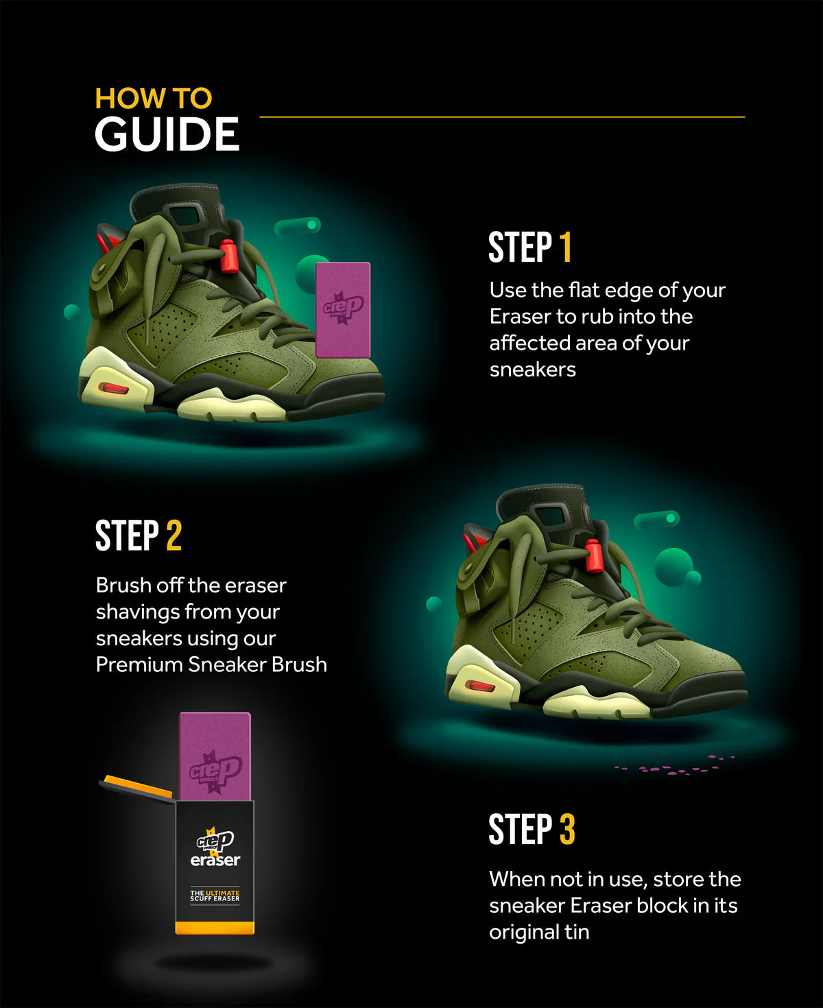 Crep Protect Eraser - Sneaker Cleaner for Suede and Nubuck Shoes
