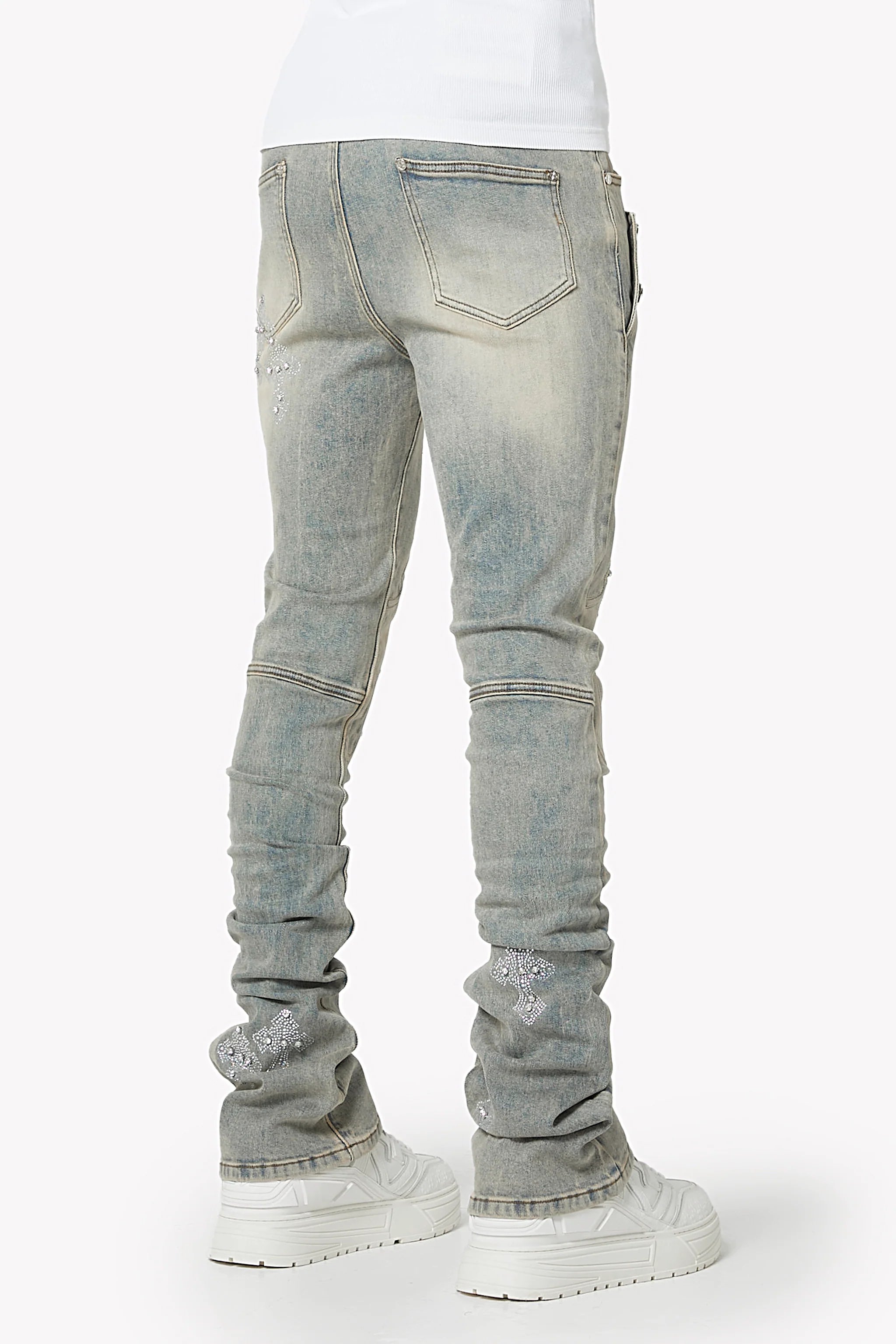 Guapi Faded Cross Denim Jeans