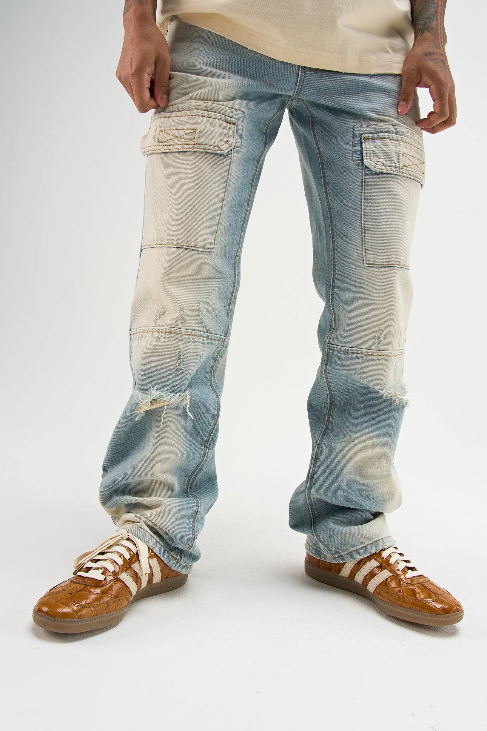Serenede Fig Baggy Jeans