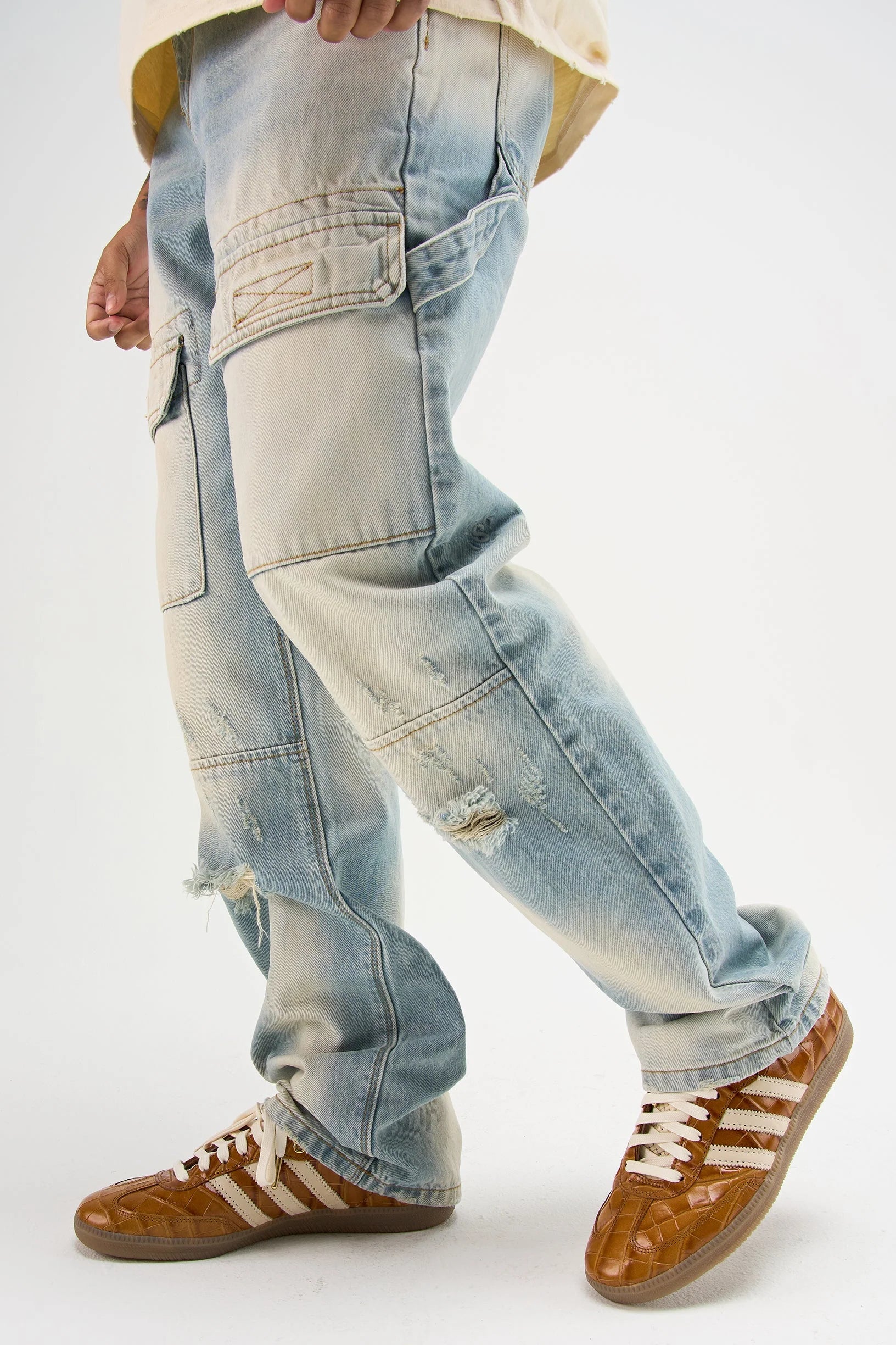 Serenede Fig Baggy Jeans