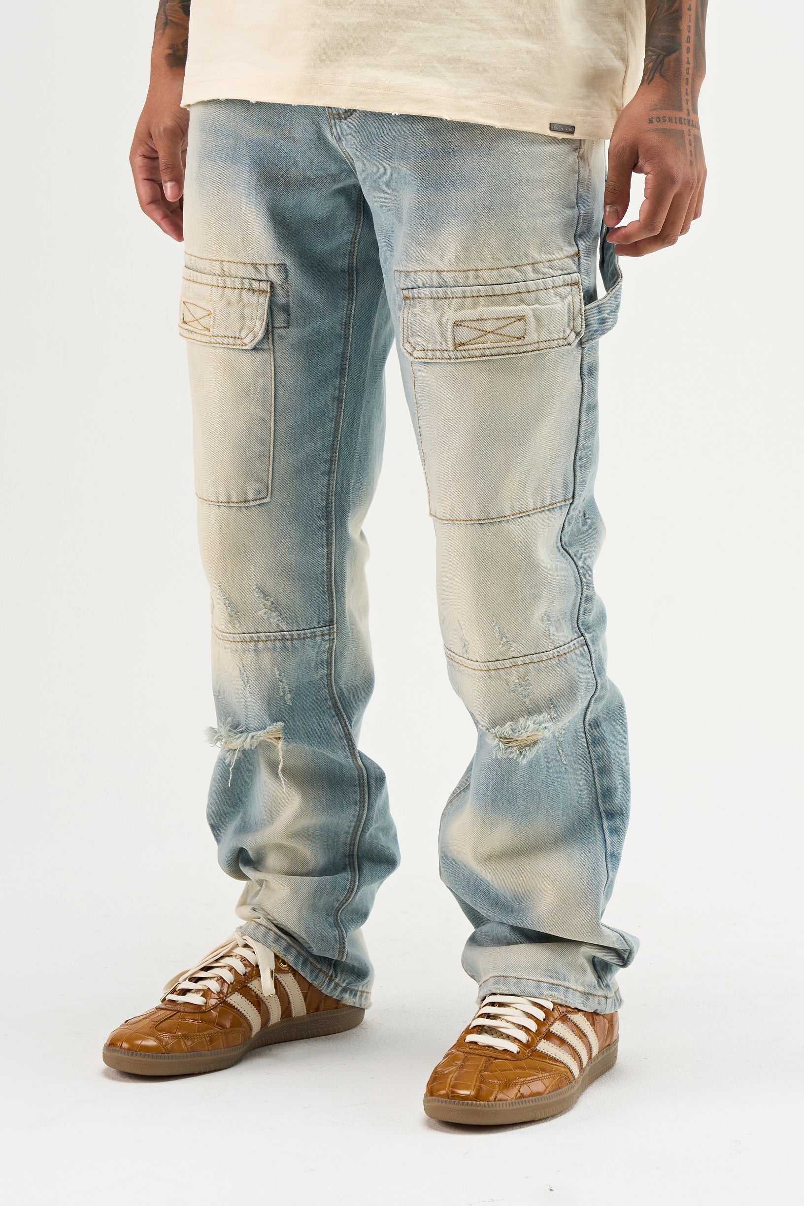 Serenede Fig Baggy Jeans
