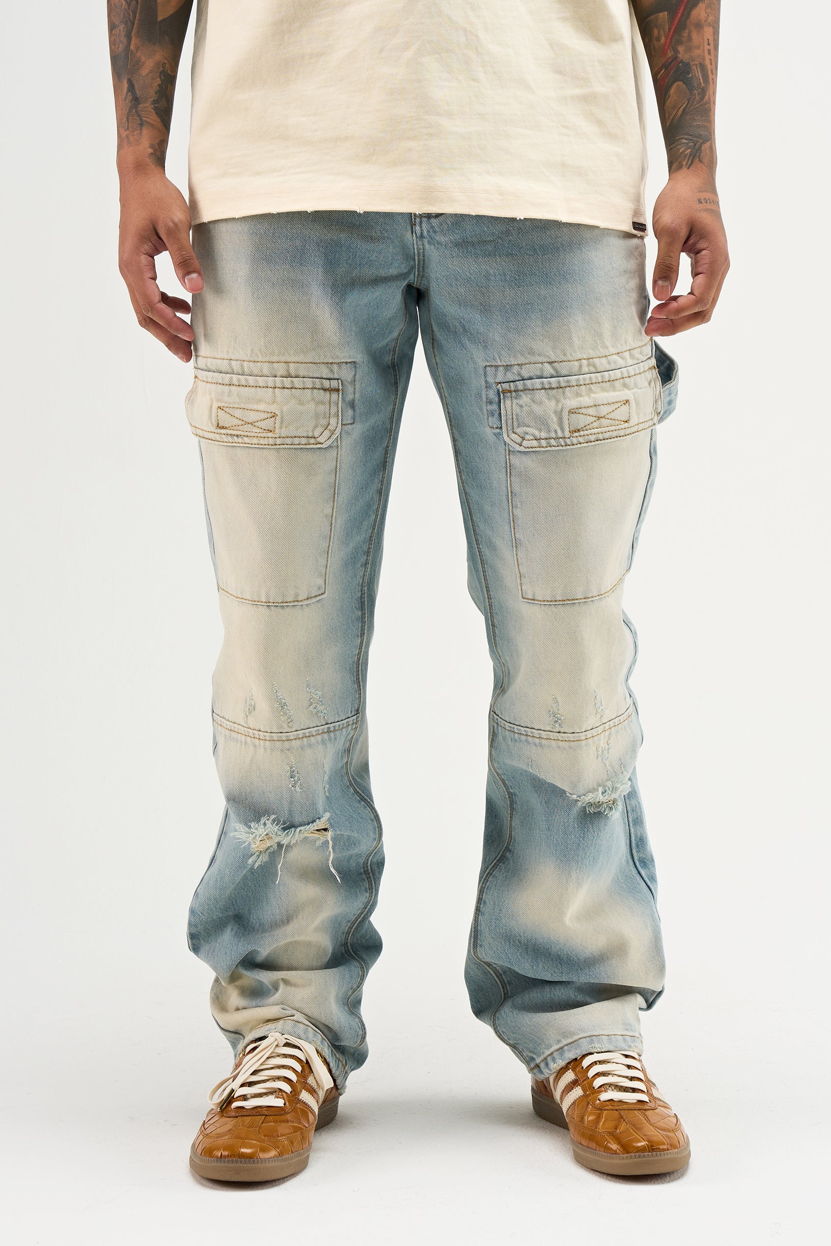 Serenede Fig Baggy Jeans