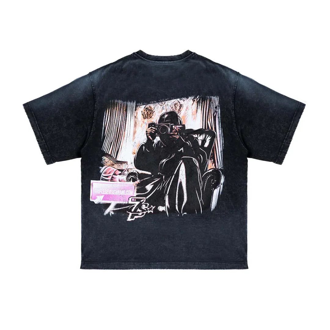 Triple Sevens Filmstar Black T-Shirt