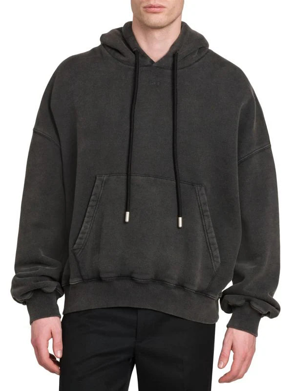 Off-White Super Moon Arrow Over Hoodie In Black