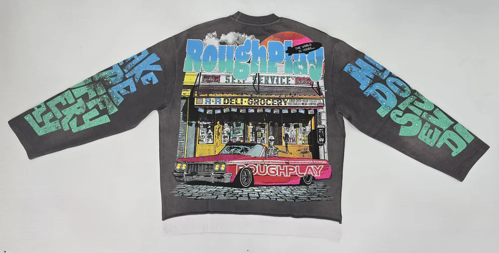 Rough Play Bodega Long Sleeve Light Grey