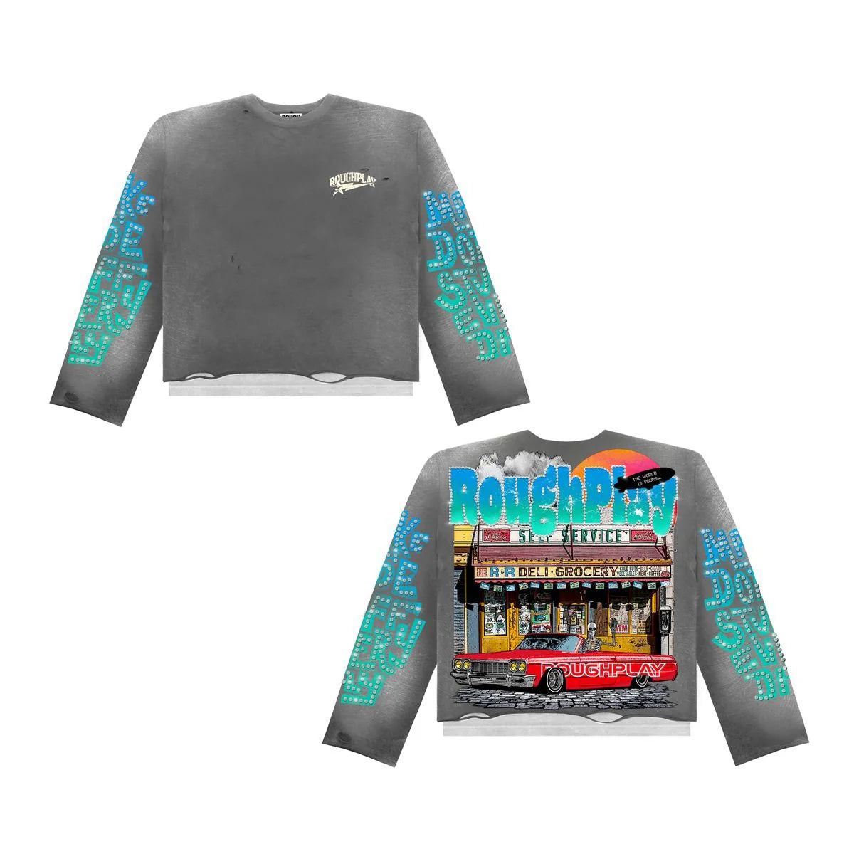 Rough Play Bodega Long Sleeve Light Grey