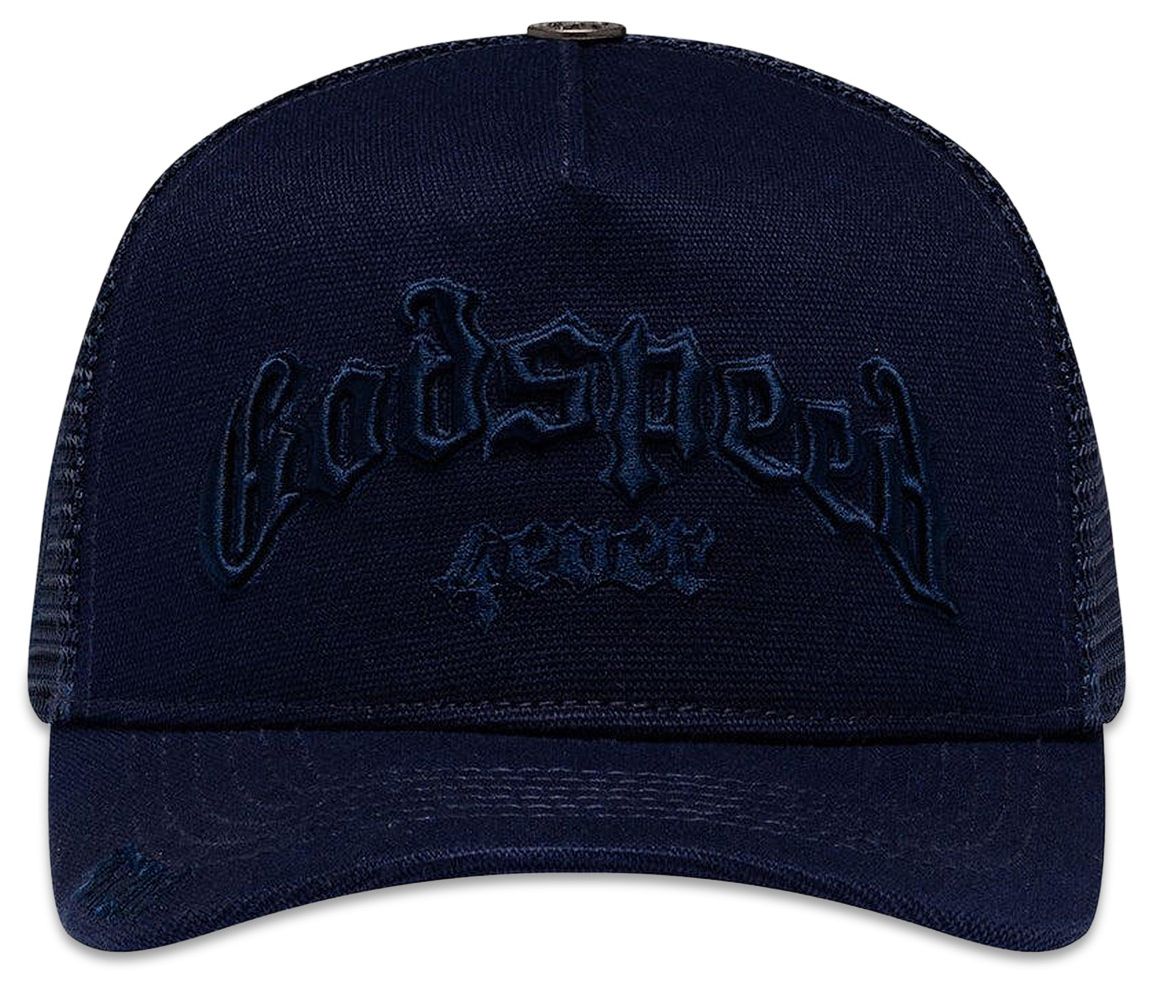 Godspeed Forever Trucker Hat Midnight Navy