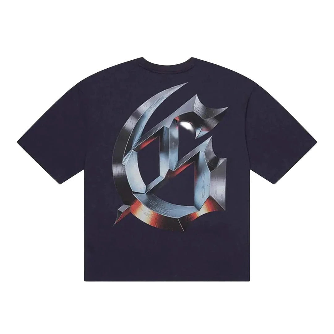 Godspeed New Age Logo T Shirt In Navy