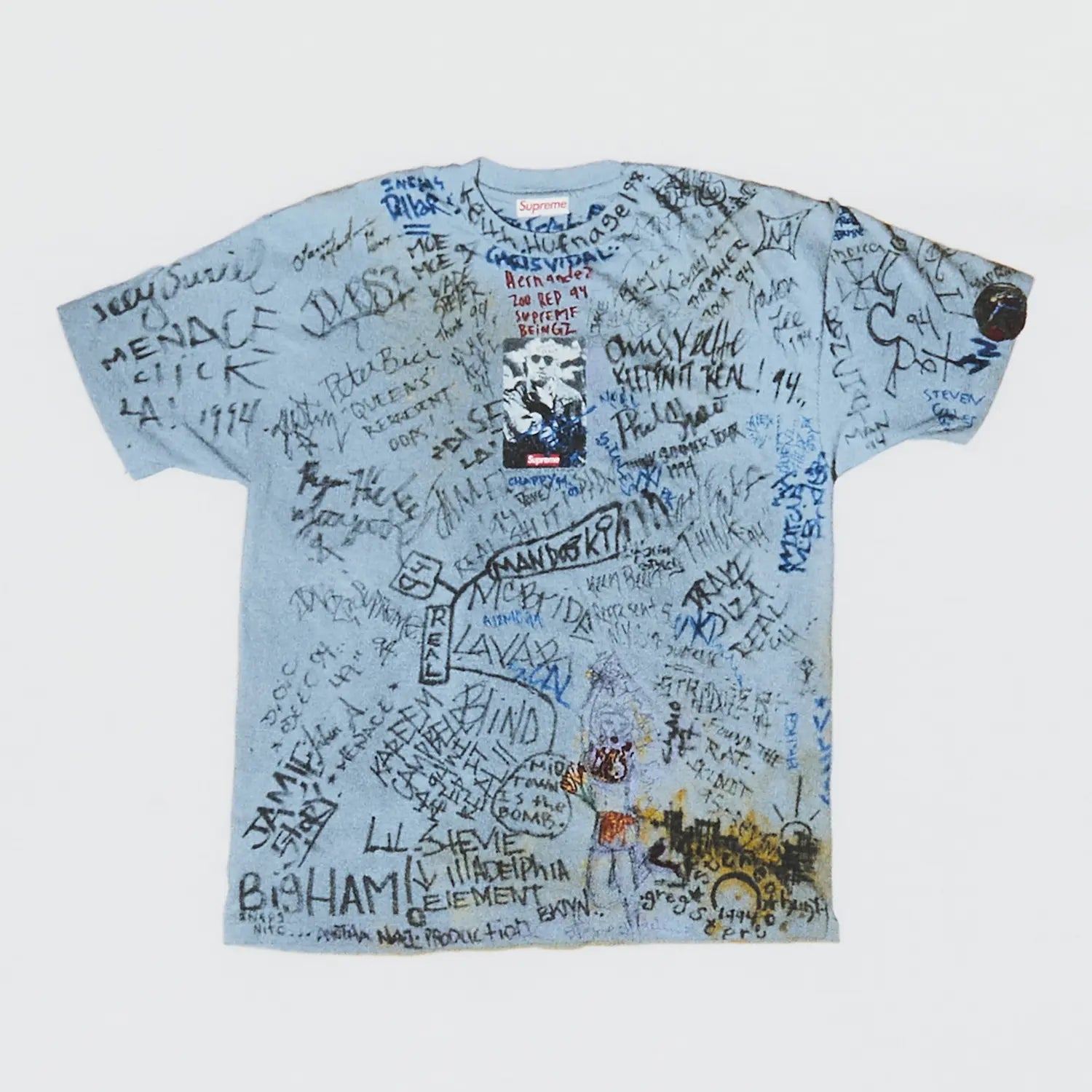 Supreme 30th Anniversary First White T-Shirt