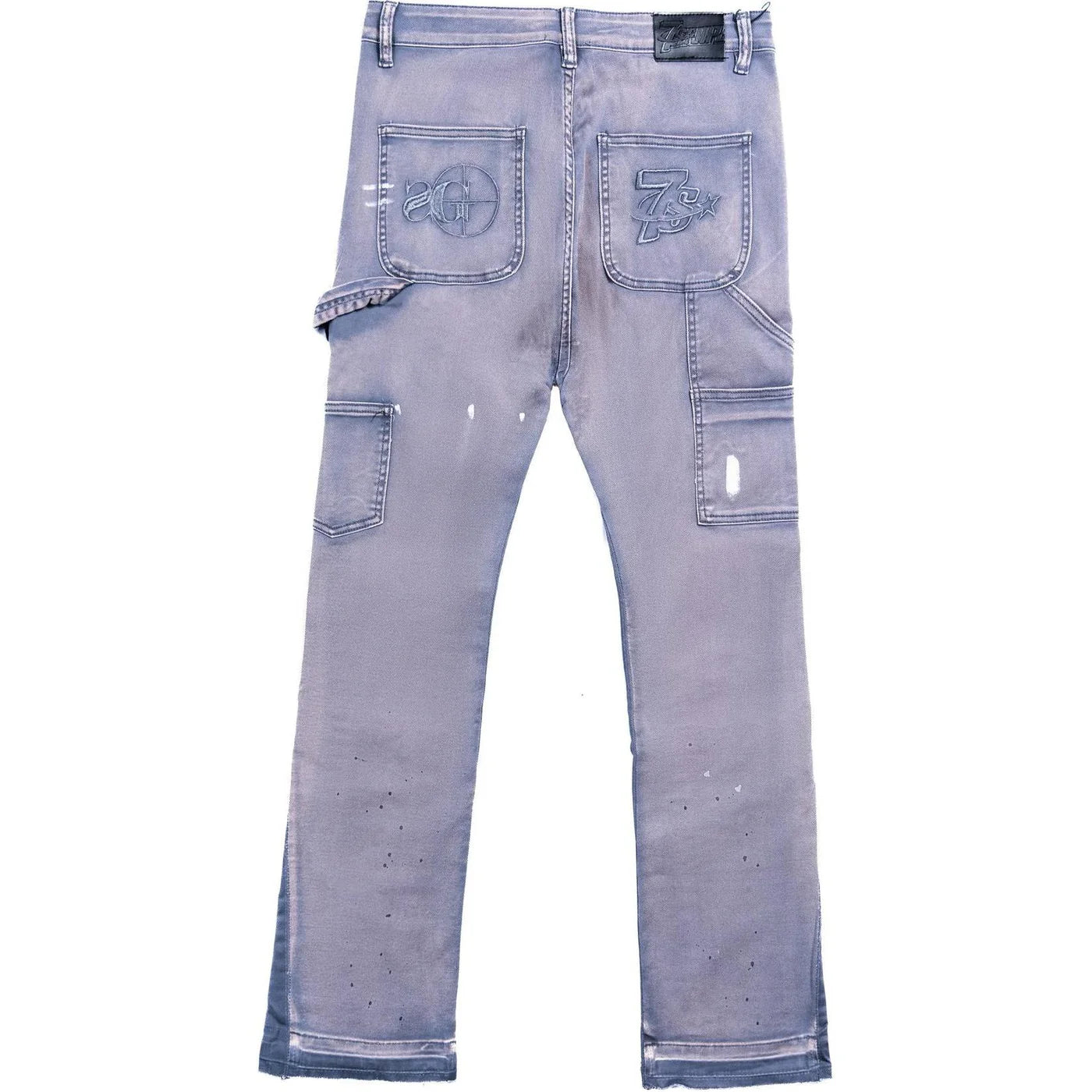 Triple Sevens Flare Jeans In Grey