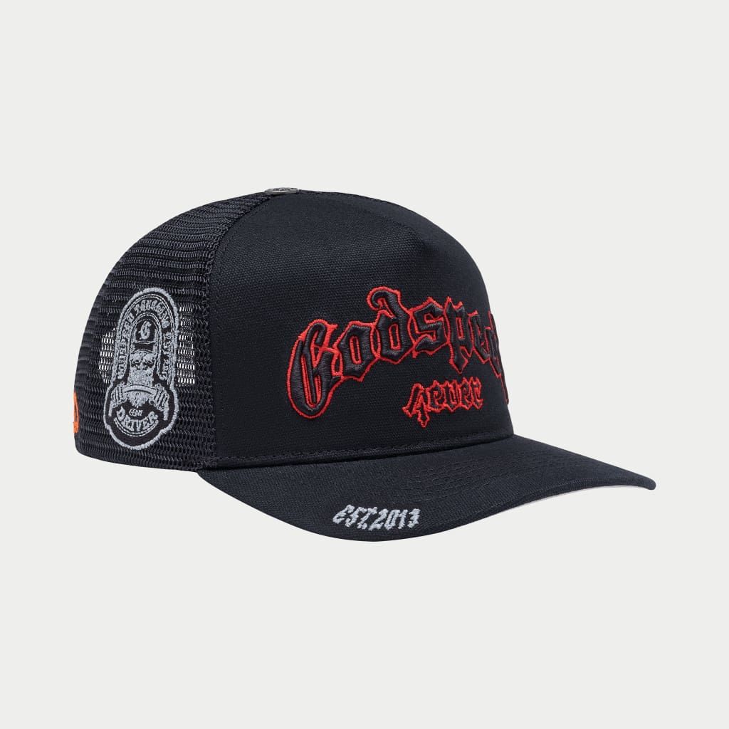 Godspeed GS Forever Trucker Hat Black/Red