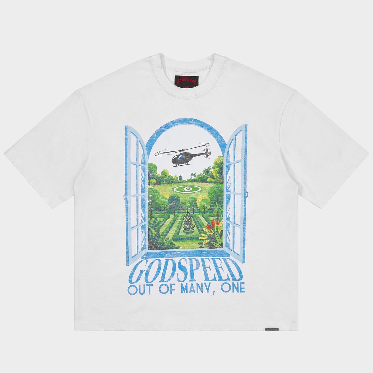 Godspeed Helipad Dreams T-shirt In Bone