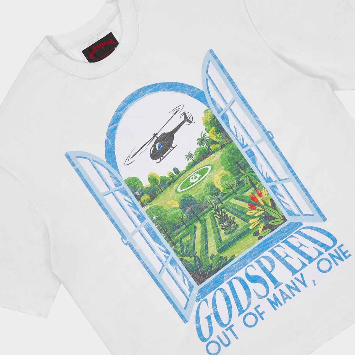 Godspeed Helipad Dreams T-shirt In Bone
