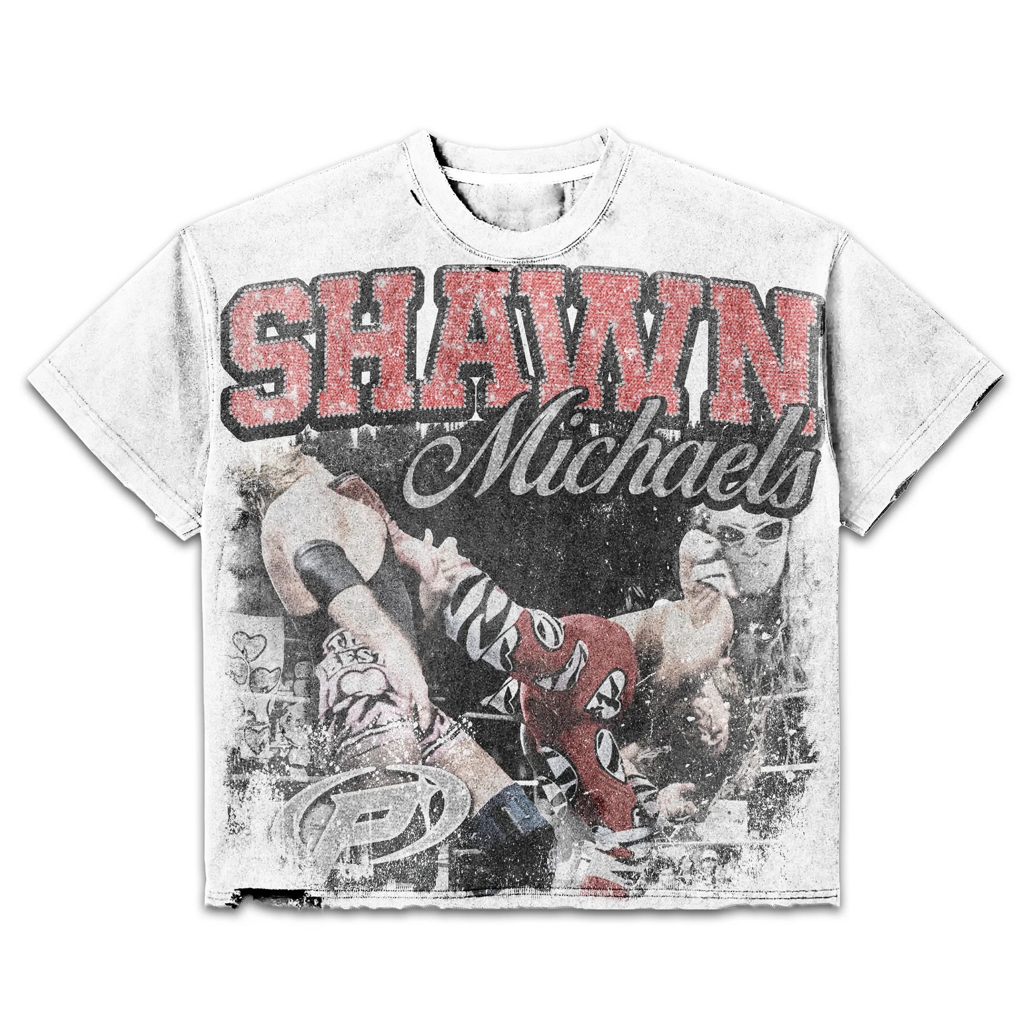 Prestige Heart Break Kid T-Shirt In Washed White