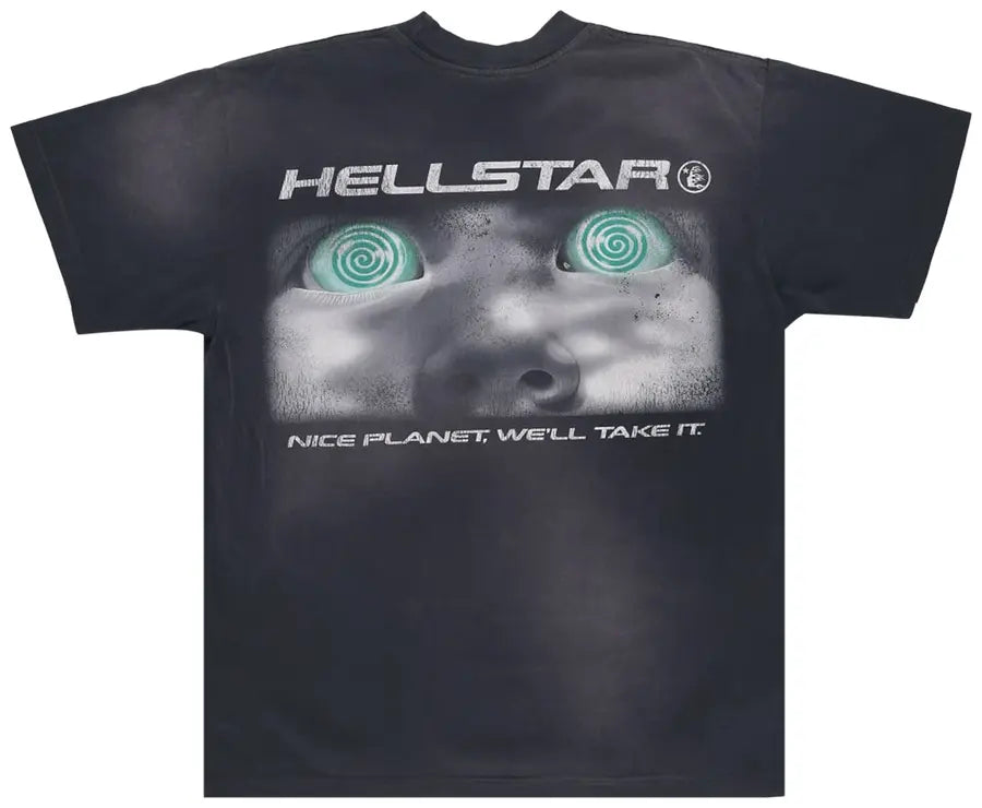 Hellstar Attacks Black/Green T-Shirt Size Large
