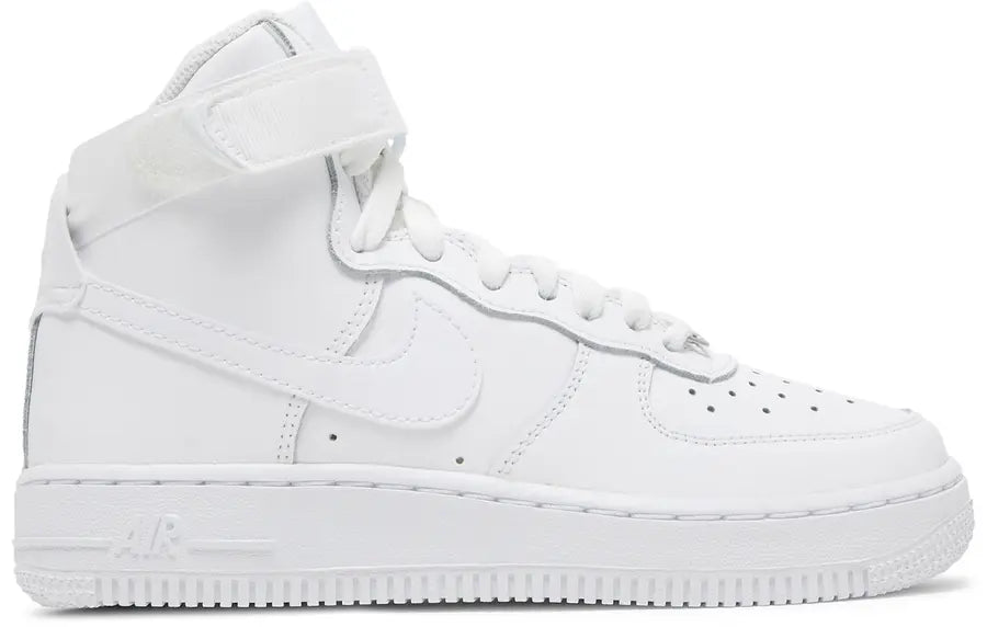 Nike Air Force 1 High : Triple White GS
