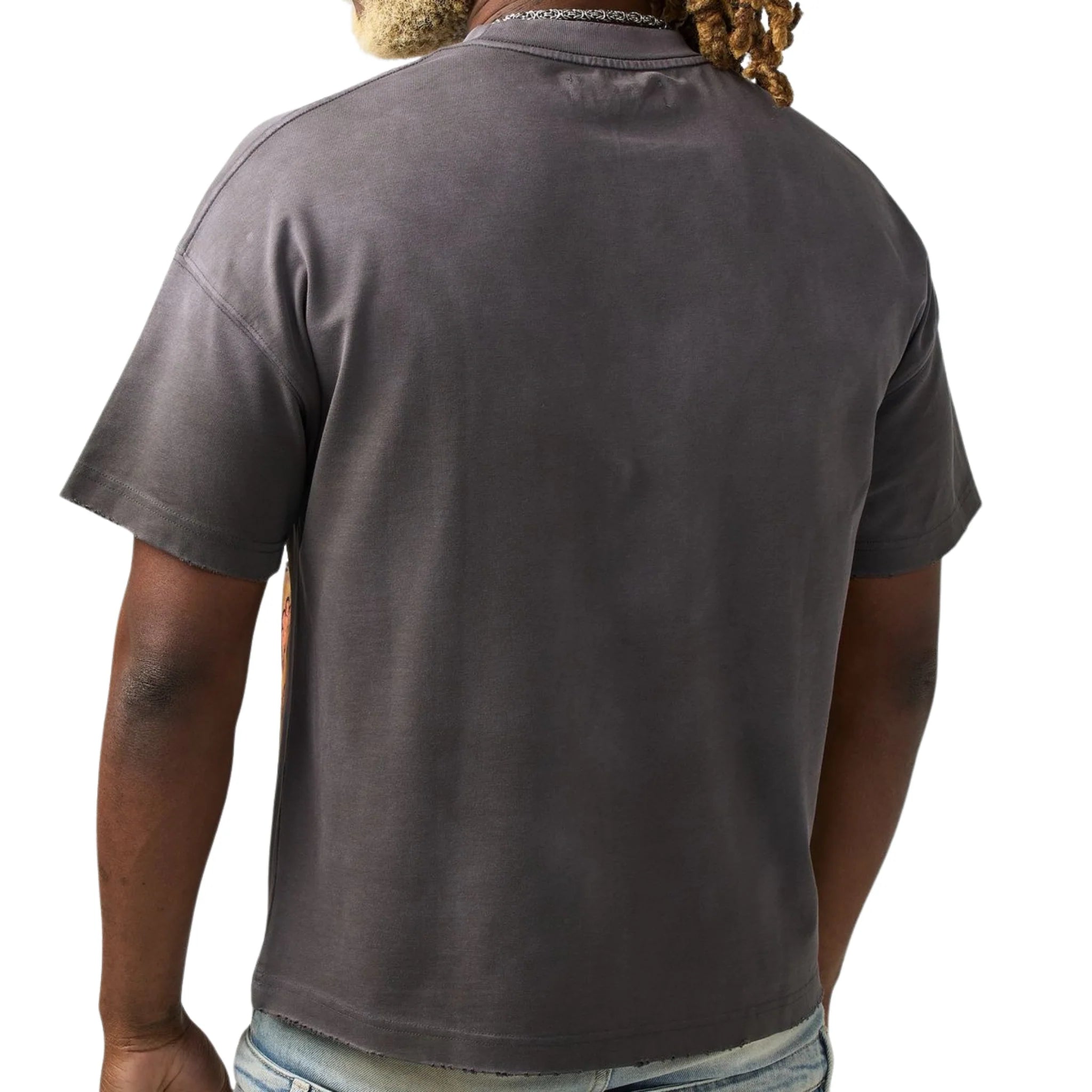 DUAA Bird Short Sleeve T-Shirt In Black Wash