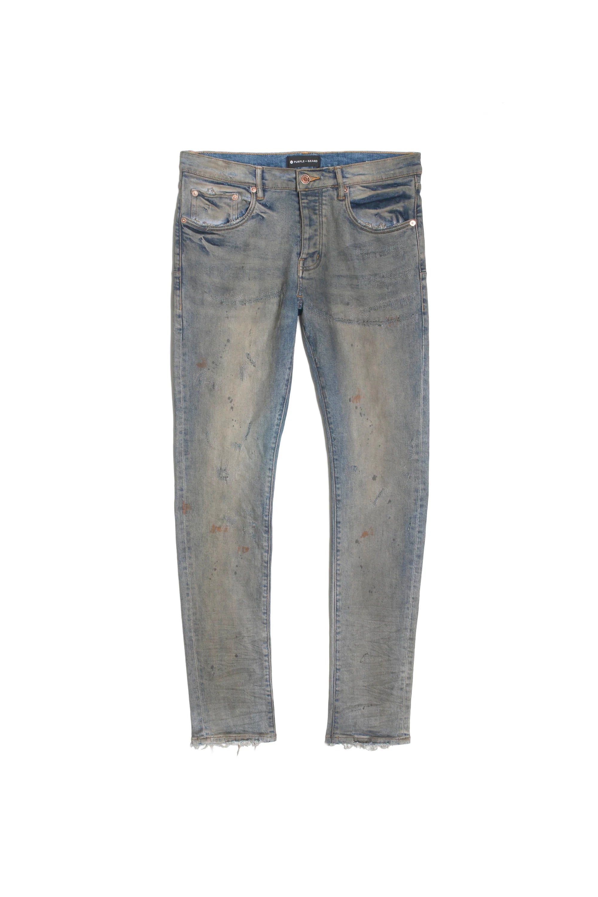 Purple Brand P001 Indigo Oil Repair Jeans IOR