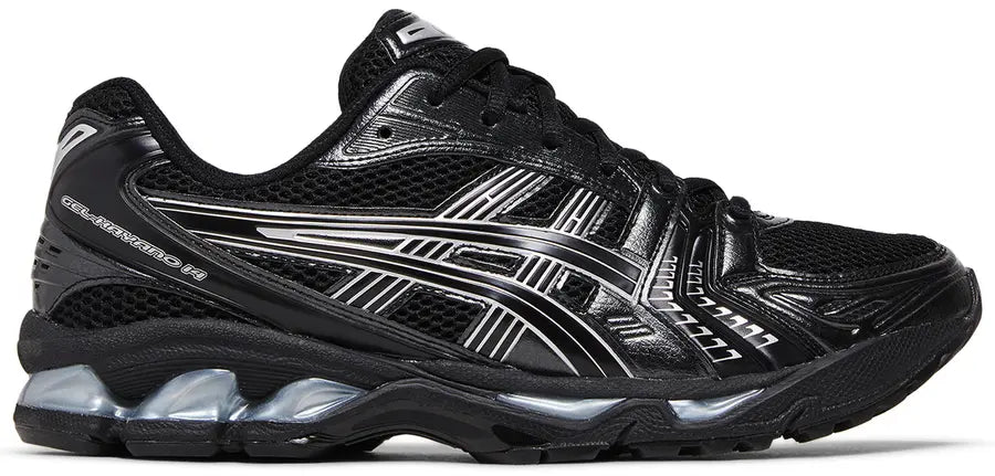 Asics Kayano 14: Black Pure Silver