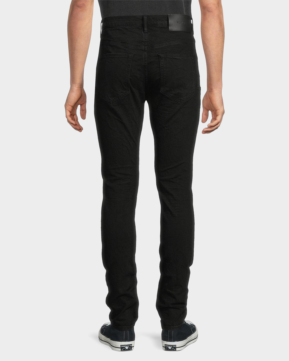 Purple Brand Knee Slit Rinse Slim Jeans P002-NDBR825